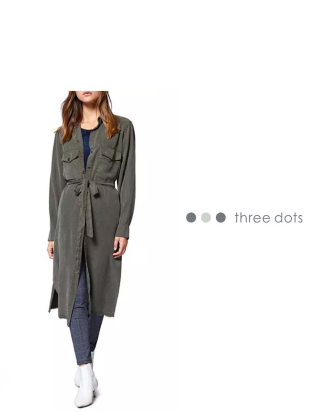 Three Dots Utility Tunic Duster